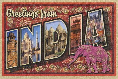 Greetings From India Larry Fulton Postcard A Photo On Flickriver