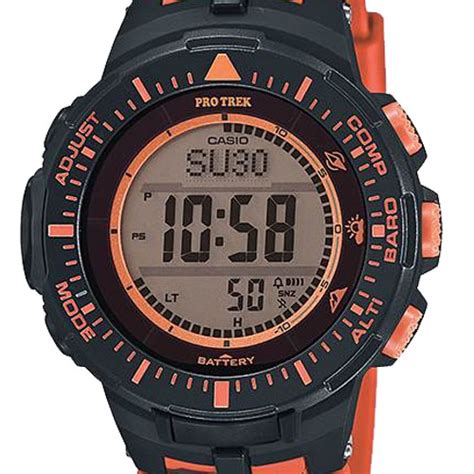 Đồng Hồ Casio Protrek PRG 300CM 4DR Nam Dây Nhựa Pin Năng Lượng