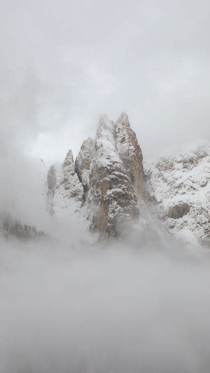 Snow Covered Rocky Mountain · Free Stock Photo