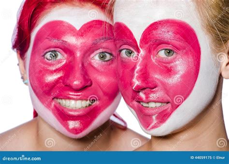 Heart Face Painting Ideas