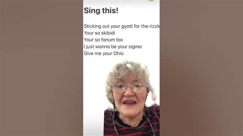 Granny Sings Sticking Out Your Gyatt Youtube