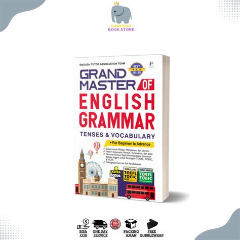 Jual Buku Grammar Tenses Vocabulary Grand Master Of English Grammar