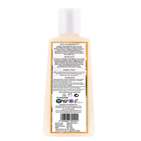 Buy Mirah Belle Natural Organic Hair Darkening Shampoo Ml Online At