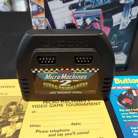 Micromachines Turbo Tournament Mega Drive Complet En Boite Notice