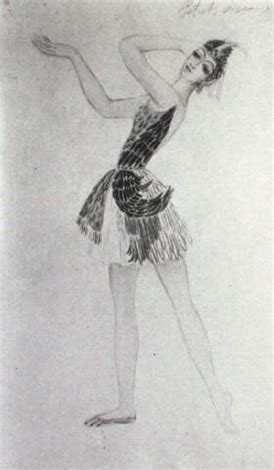 Costume Design For The Firebird By Natalia Goncharova On Artnet