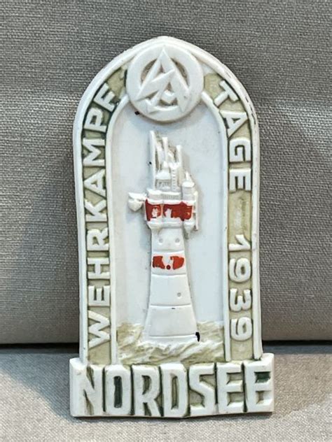 Bunker Militaria Original Nazi Era German Sa Plastic Tinnie Wehrkampf