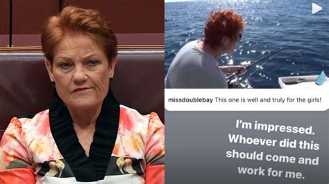 pauline hanson offered meme queen  double bay