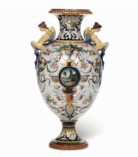 Grande Vaso Sesto Fiorentino Manifattura La Colonnata Verso Il 1900