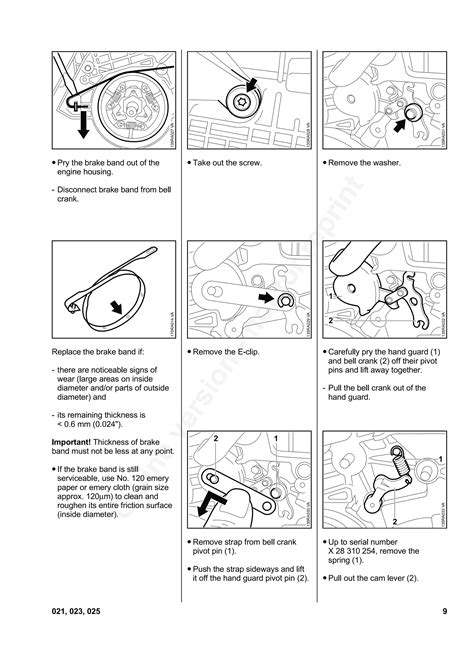 Stihl Repair Manual 025 4