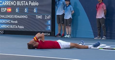 Pablo Carre O Se Cuelga El Bronce De Tokio Tras Vencer A Djokovic