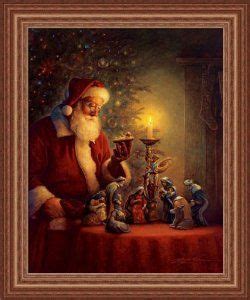 The Spirit Of Christmas By Greg Olsen Nativity Scene 15x19 Framed Art