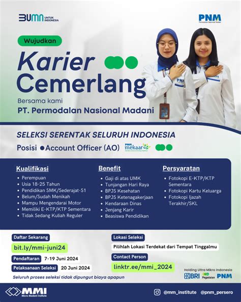 Lowongan Kerja Account Officer Di PT Micro Madani Institute