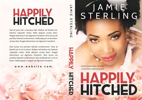 Happily Hitched African American Romance Premade Book Cover For Sale Beetiful Book Covers