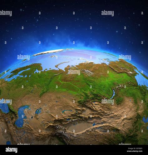 Siberia map hi-res stock photography and images - Alamy