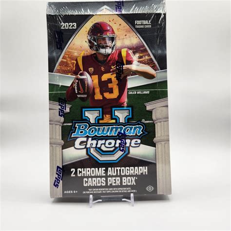 Topps Bowman Chrome University Football Hobby Box With Autographs