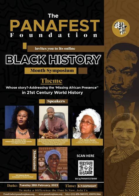 PANAFEST Foundation Virtual Symposium For Black History Month Beyond