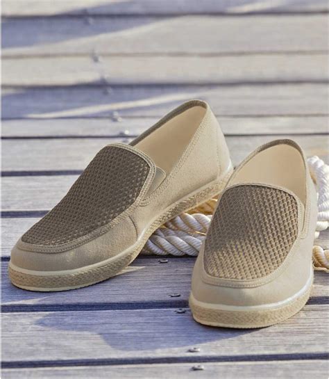 Men S Beige Moccasins Atlas For Men