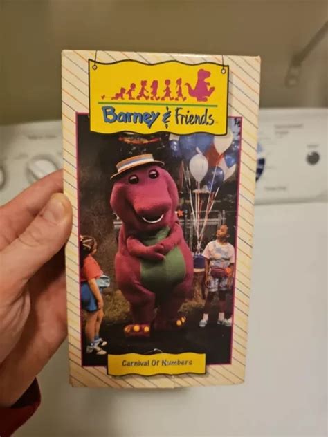 BARNEY AND FRIENDS Carnival Of Numbers VHS Time Life 1992 Vintage BOX ...