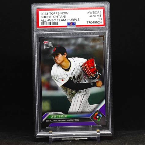 未使用祝MLB史上最高額契約7億 PSA10 25枚限定 世界3枚 エンゼルスジャージナンバー 2023 Topps Now WBC