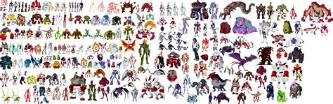 Ben 10: Omniverse Sprites Albedo's colors by brywarrior on DeviantArt