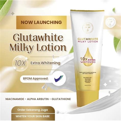 Jual READY SKINFLAIR WHITE GLOW PERFECT MASK GLUTA WHITE MILKY LOTION