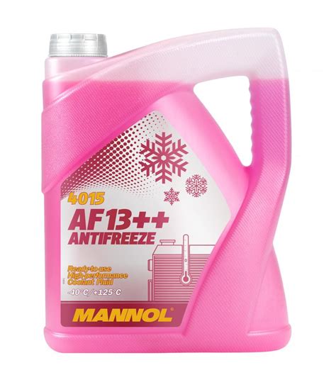 MN4015-5 MANNOL AF13++ High-performance Kühlmittel G12 Rot, 5l ...