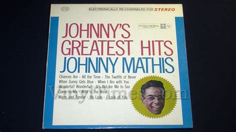 Johnny Mathis "Johnny's Greatest Hits" Vinyl LP - VinylTimesVinylTimes