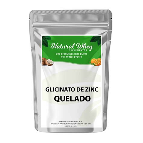 BISGLICINATO DE ZINC QUELADO Natural Whey Suplementos