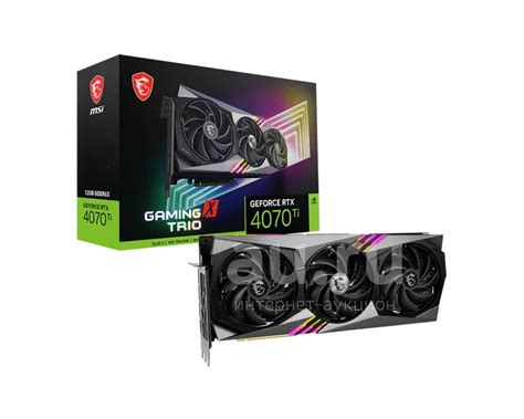 Видеокарта RTX4070Ti MSI GАМiNG Х ТRIО RTX 4070 Ti RTX 4070Ti RTX4070 ...