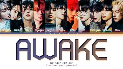 The Boyz Awake Lyrics 더보이즈 Awake 가사 Color Coded Lyrics Youtube