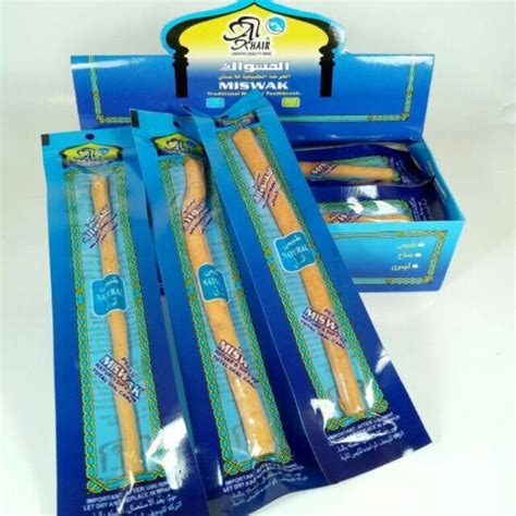 HOT SALES Kayu Sugi Miswak 60pcs Al Khair 1box Shopee Malaysia