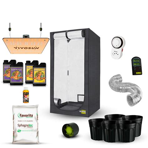 Kit Grow Completo Cultivo Indoor Mega Grow Cultivo Indoor