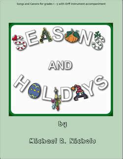 Seasons & Holidays - Music is Elementary