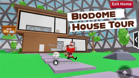 Biodome House Tour In Adopt Me Youtube