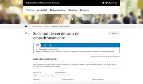 C Mo Pedir Un Certificado De Empadronamiento