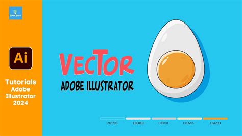 Step By Styp Guide To Draw Egg In Adobe Illustrator Using Basic Shapes Illustrator2024 Youtube