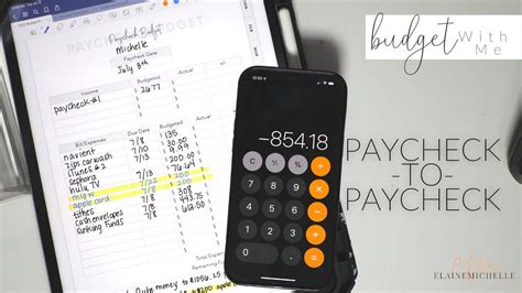 Budget With Me Paycheck To Paycheck Budget July 2022 Why Budgeting