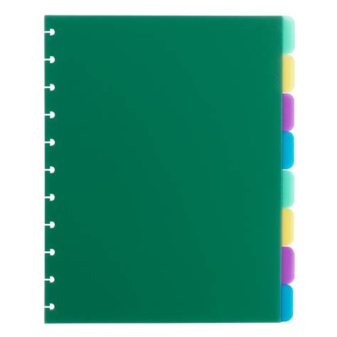 Tul Custom Note Taking System Discbound Tab Dividers Assorted Colors