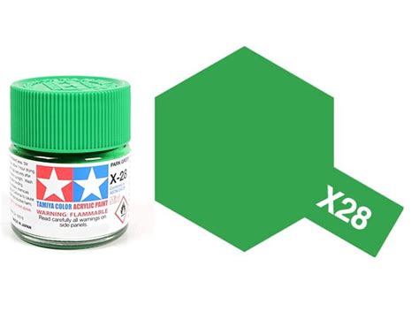 Tamiya Acrylic 81028 X 28 Park Green 23Ml Gloss Tamiya Sklep