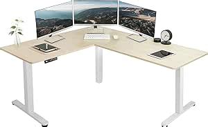 Amazon VIVO Electric Corner L Shaped 63 X 55 Inch Standing Desk