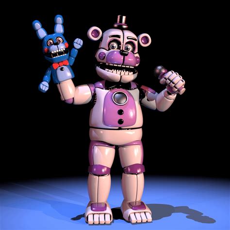 Funtime Freddy C4d 3d Model Fivenightsatfreddys