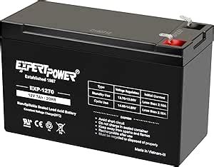 Amazon Expertpower V Ah Rechargeable Sealed Lead Acid Battery