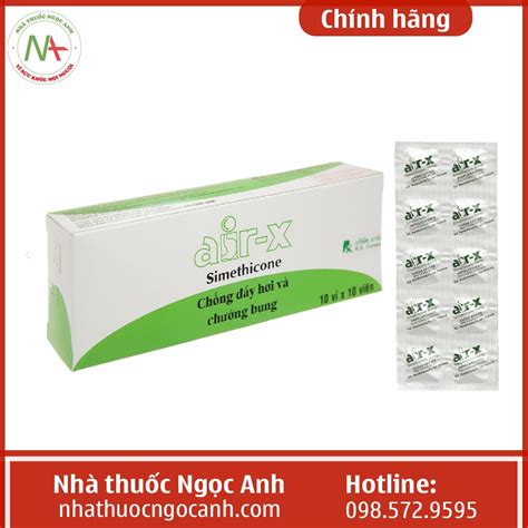 Thuốc Air-X 80mg là thuốc gì, liều dùng, giá bao nhiêu, mua ở đâu?