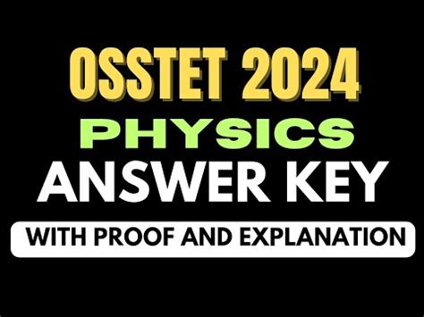 Osstet Answer Key Osstet Osstet Pcm Osstet Cbz Osstet