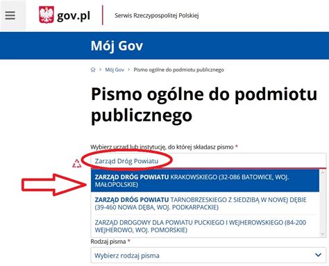 Jak Wys A Pismo Do Urz Du Na Epuap Zarz D Dr G Powiatu Krakowskiego