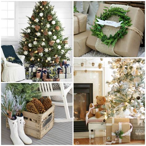 10 Rustic Natural Christmas Decorations