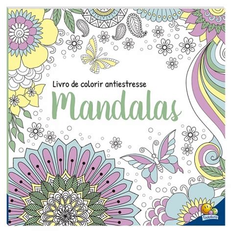 Livro De Colorir Antiestresse Mandalas Nina Brinquedos Educativos