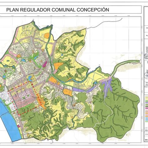 Plan Regulador Comunal Concepción 2019 intervenido con el área de