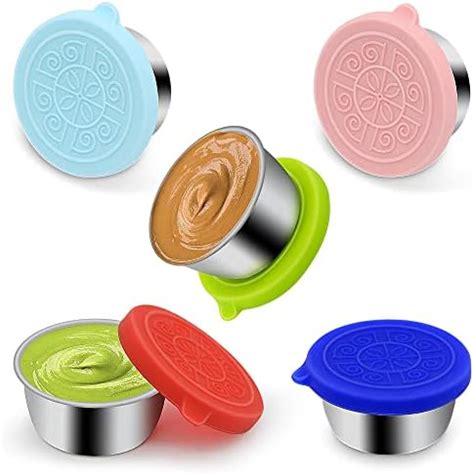 Hydream Pi Ces R Cipient Vinaigrette Avec Couvercles Silicone Ml