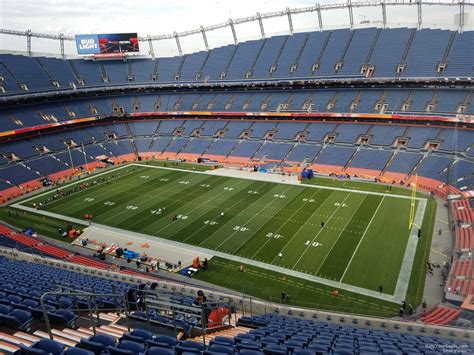 The updated Mile High Stadium seating chart surprises sports fans 26